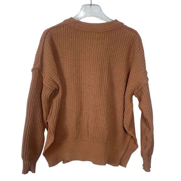 Aerie Sweater Ribbed Knit Oversized Slouchy Size XS - Picture 5 of 7